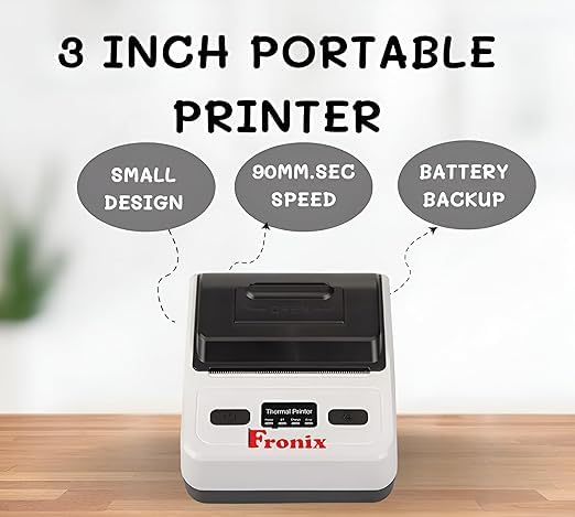 80mm Portable Thermal Label Printer