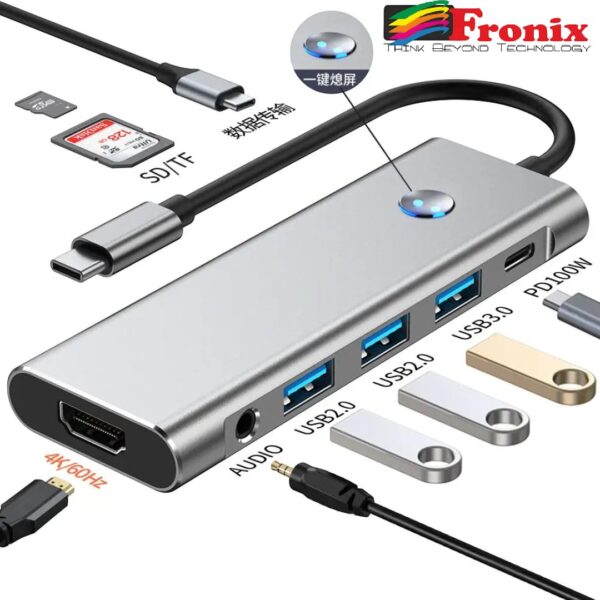 9-in-1 USB-C Hub Adapter with 4K HDMI