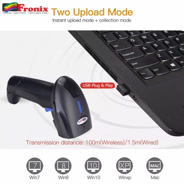 FB1400W Handheld CCD/Laser Wireless Barcode Scanner
