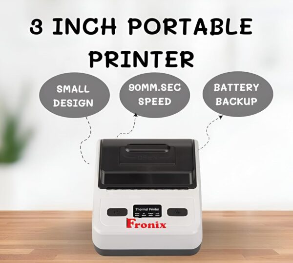 Thermal Receipt Printer Portable Mobile Mini Small Printer