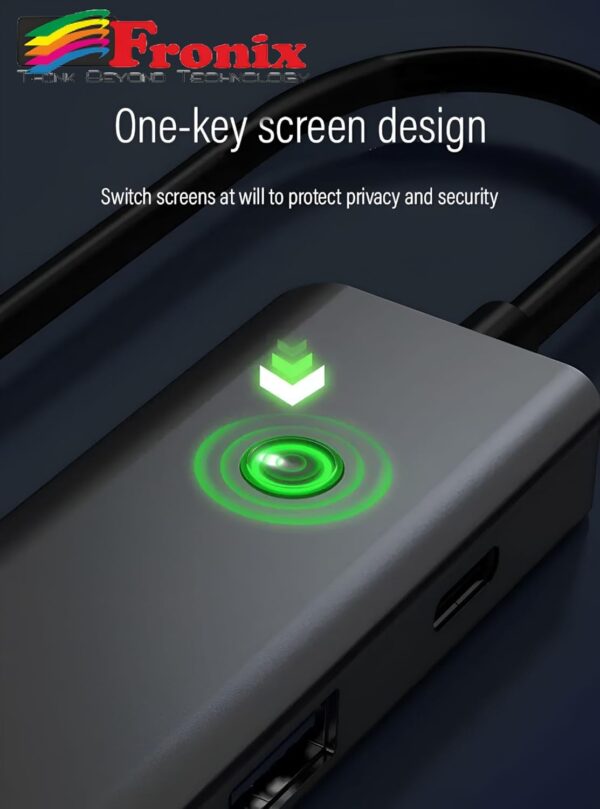 5-in-1 USB-C Hub Adapter with 3 USB 3.0 Ports