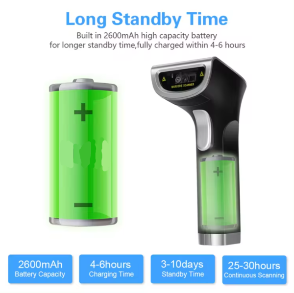 Fronix FB1200W Wireless Barcode Scanner