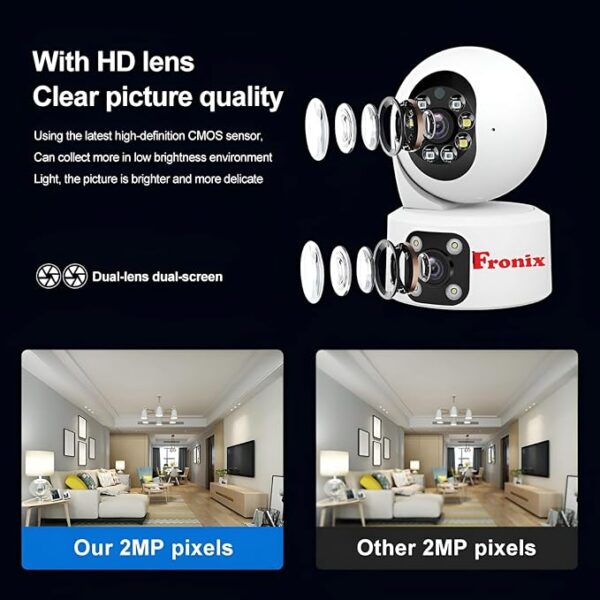 Fronix SH049 Dual Lens 2MP+2MP WiFi PTZ IP Camera